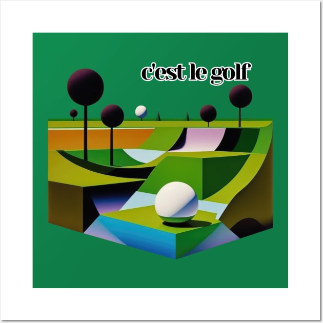 c'est le golf Wall Art by mycomputer2000